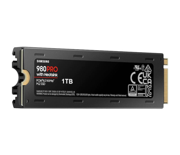 Samsung 1TB M.2 PCIe Gen4 NVMe 980 PRO Heatsink - 694167 - zdjęcie 4